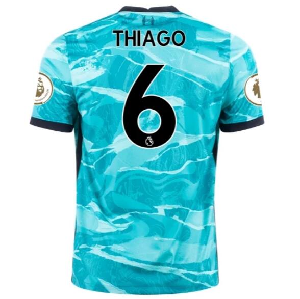 Liverpool Away Kit Soccer Jersey THIAGO #6 2020/21